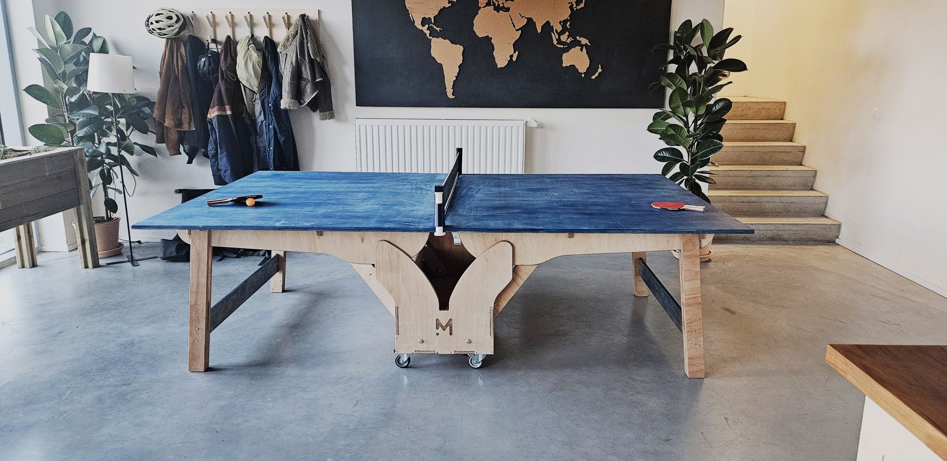 Open Source Folding Ping Pong Table